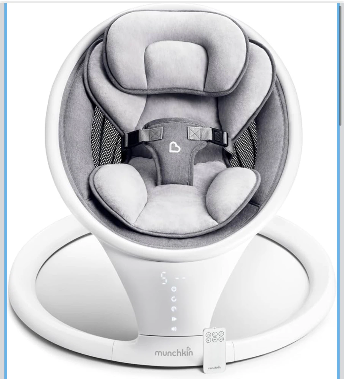 Munchkin Bluetooth Enabled Baby Swing
