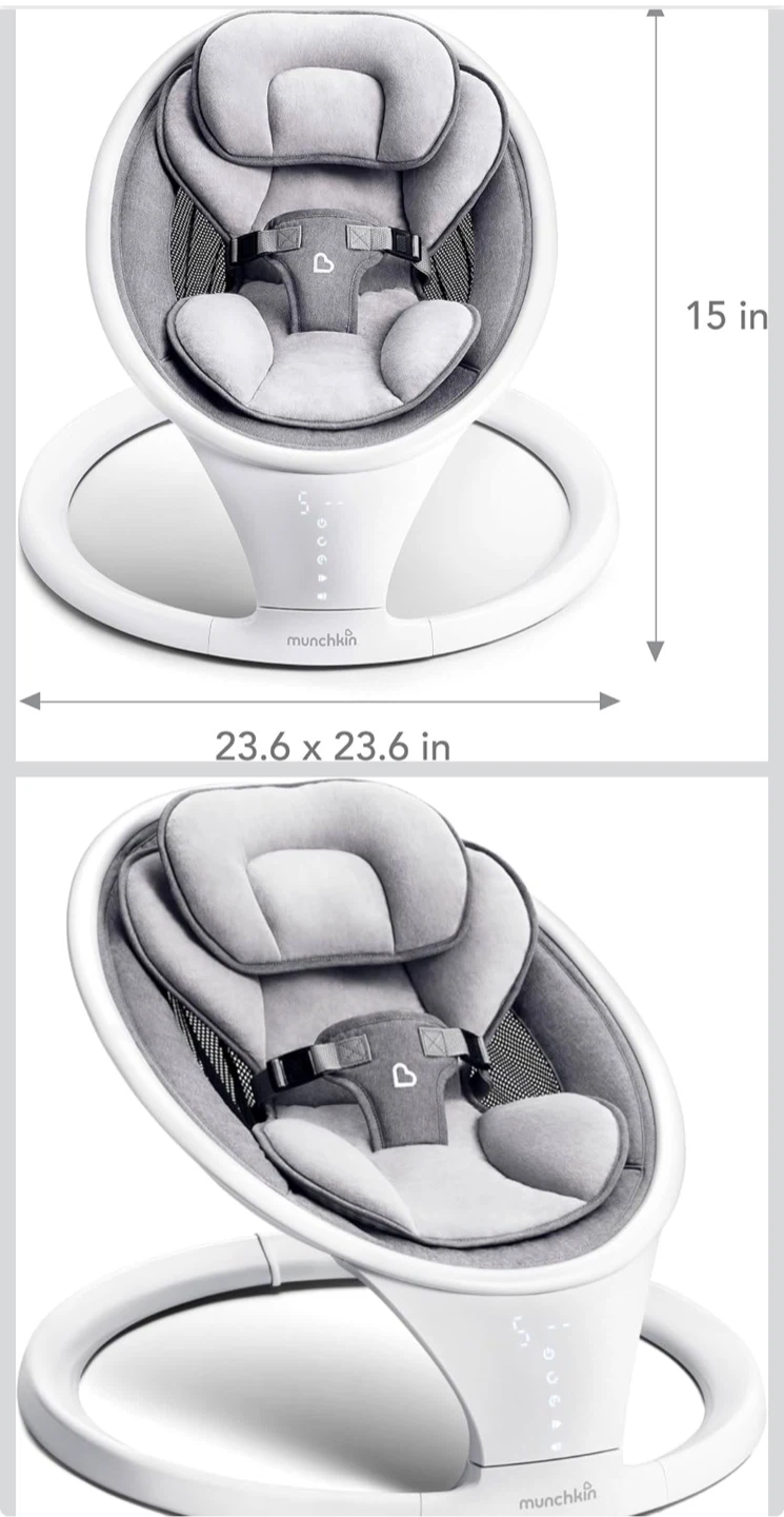 Munchkin Bluetooth Enabled Baby Swing - photo 2