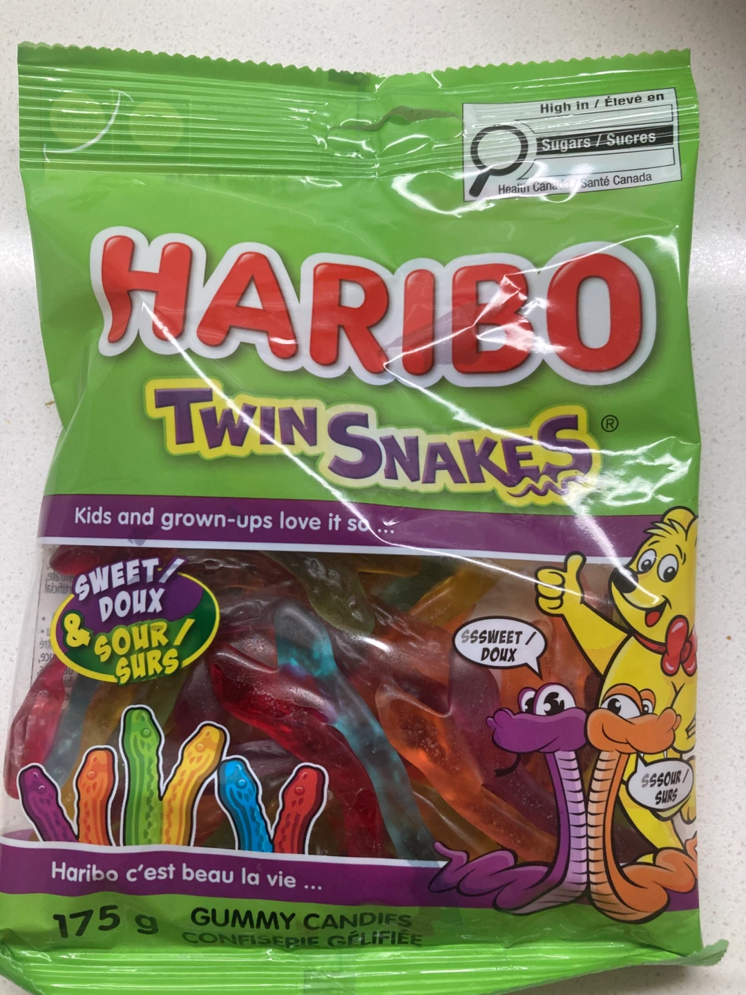 BNIP Haribo Twin Snakes Gummy Candies
