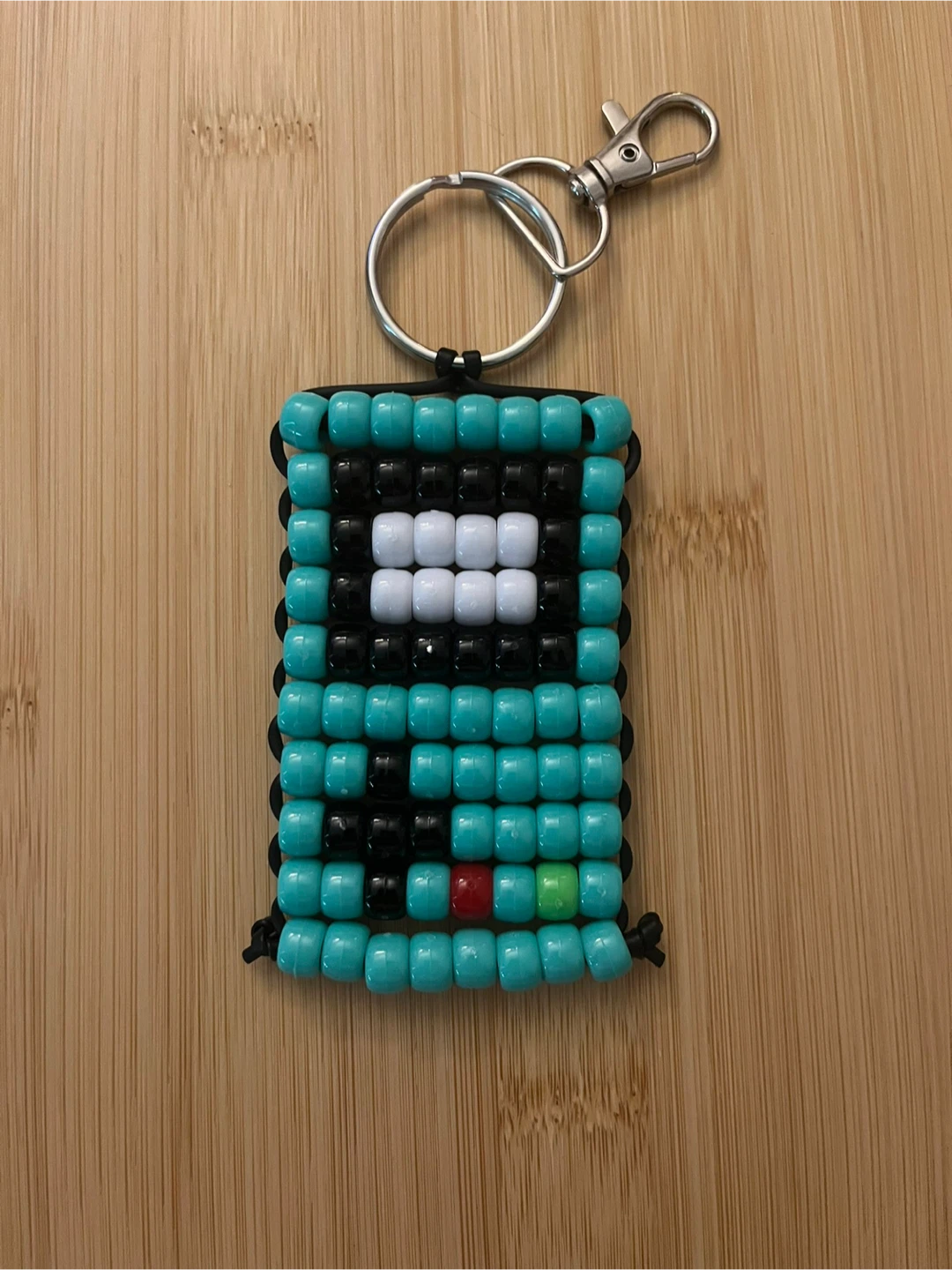 Beaded Game Console Keychain