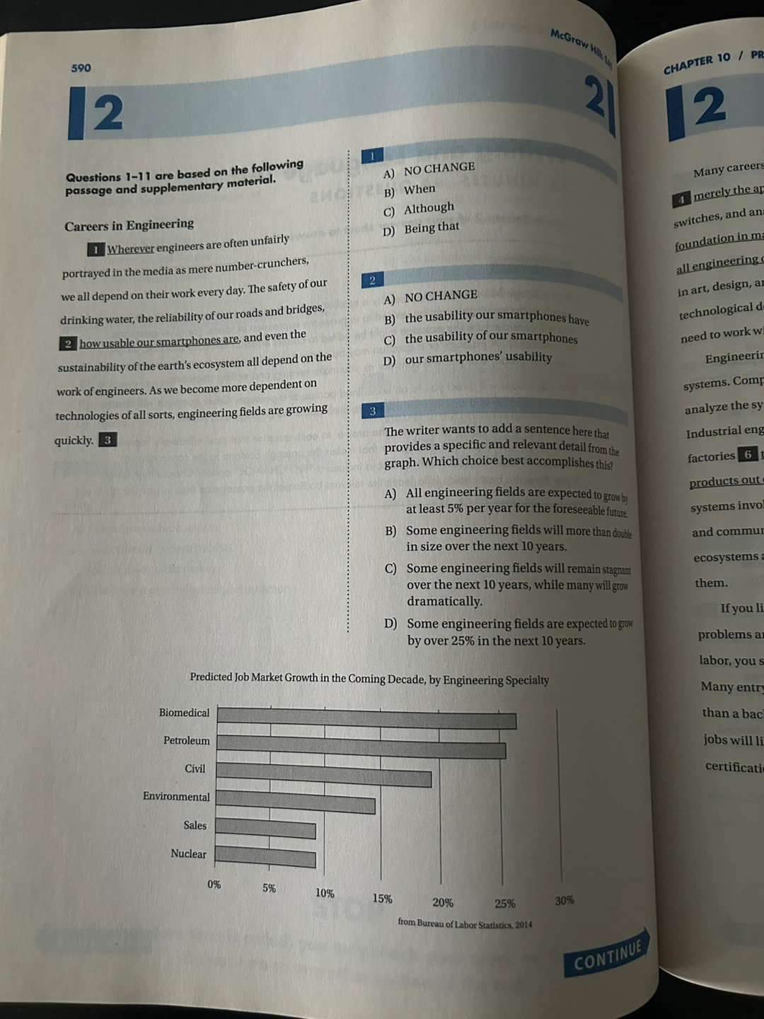 McGraw Hill SAT Elite 2023 Test Prep Book - photo 3