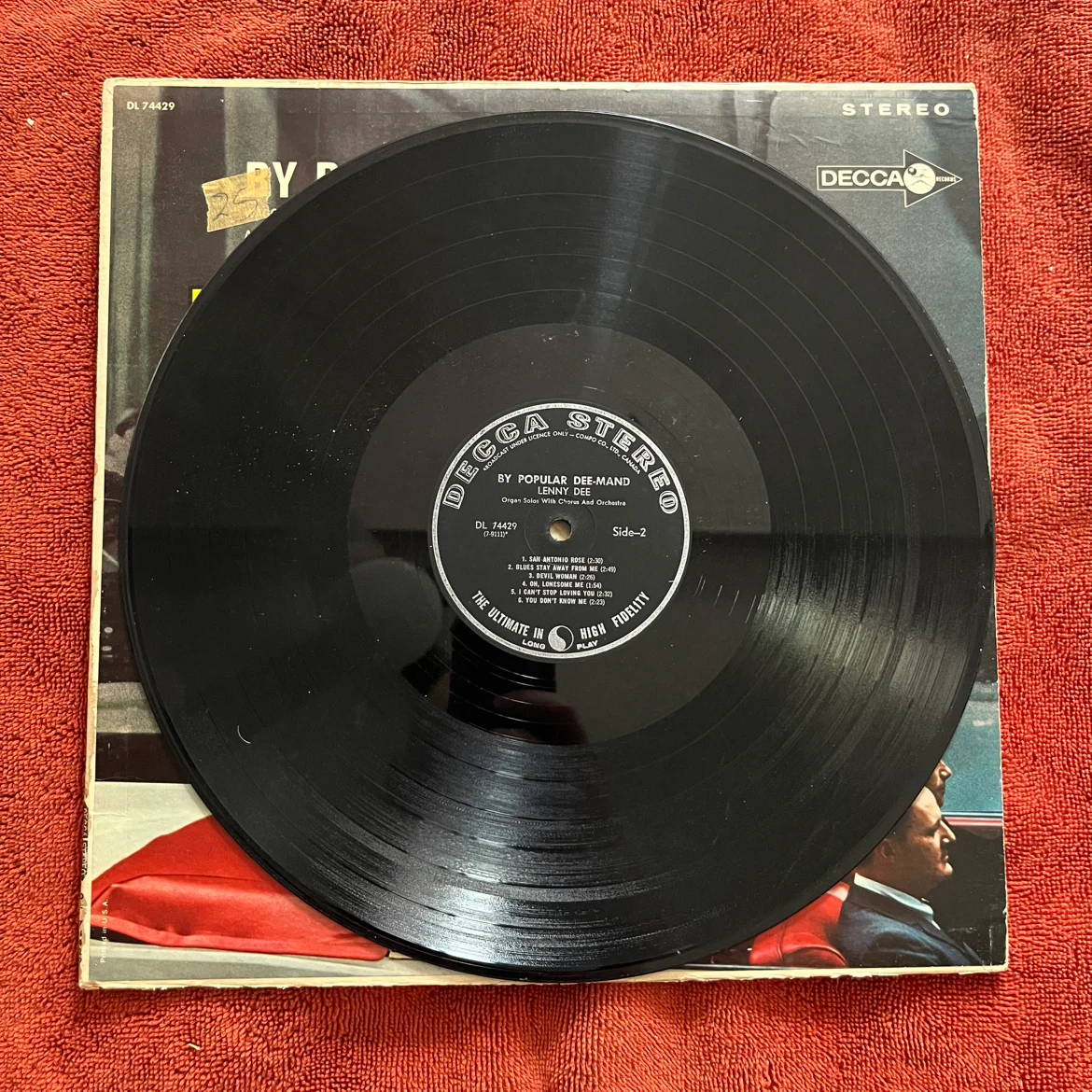 Lenny Dee By Popular Dee-Mand Vinyl Record - photo 2