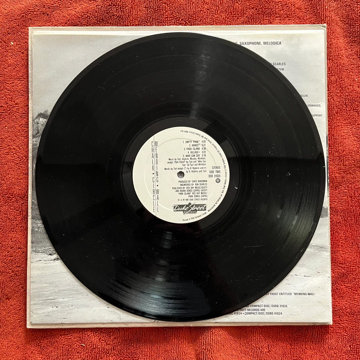 Chalk Circle "Mending Wall" Vinyl Record - photo 2