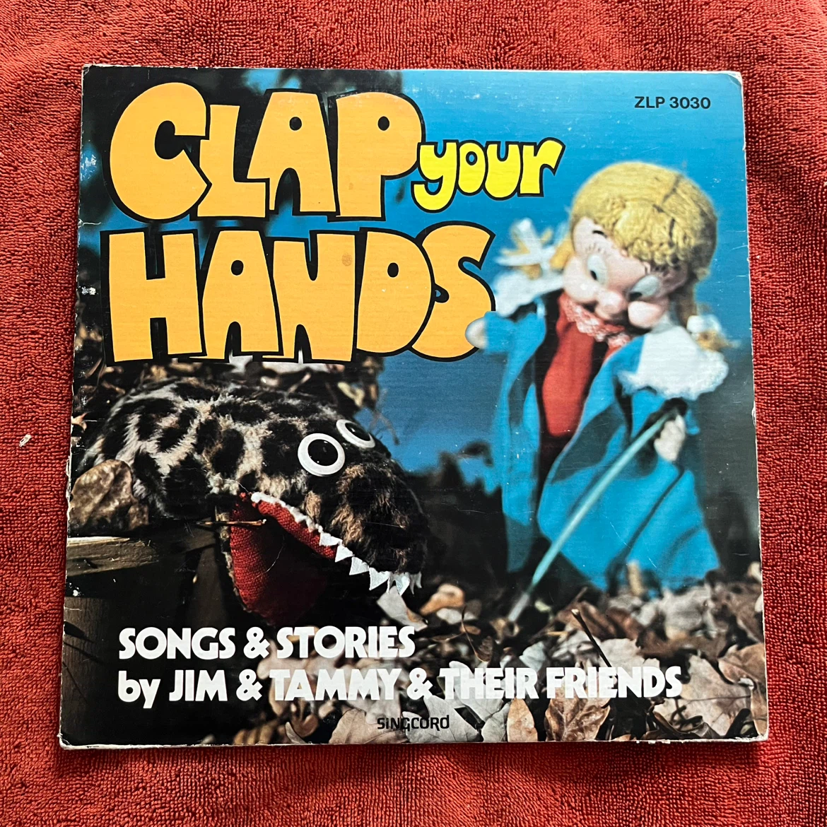 Clap Your Hands Songs & Stories Vinyl Record by Jim & Tammy
