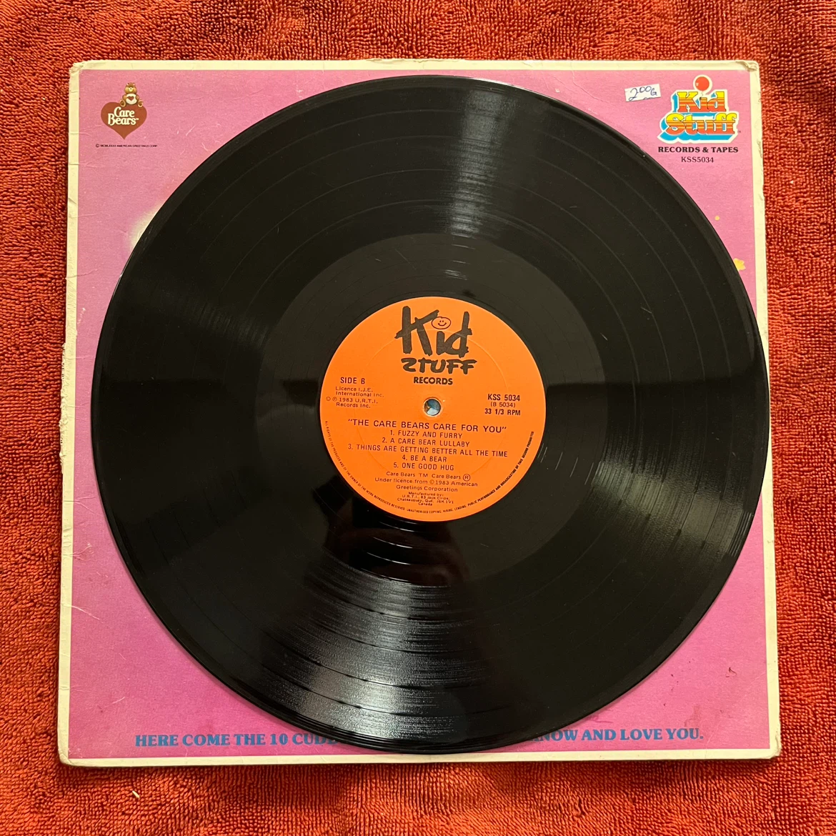 The Care Bears Care for You Vinyl Record - photo 2