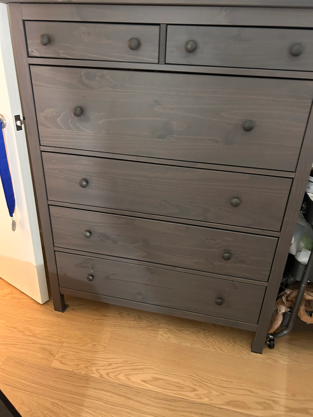 IKEA Hemnes 6-Drawer Dresser - Dark Gray