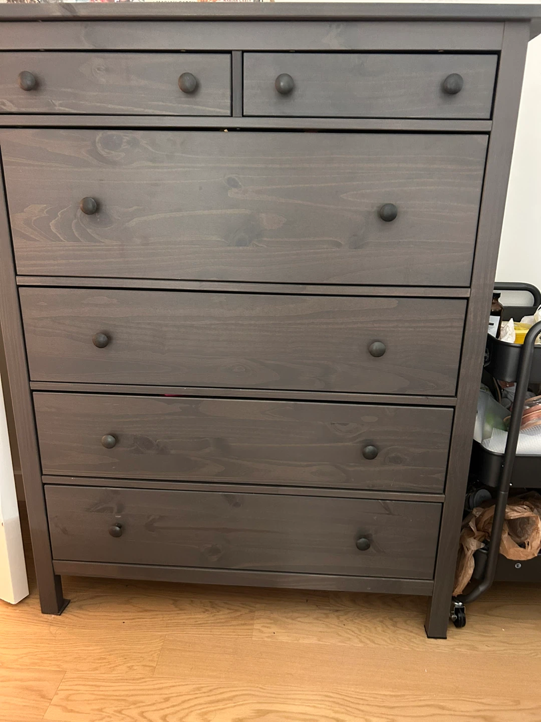 IKEA Hemnes 6-Drawer Dresser - Dark Gray - photo 2