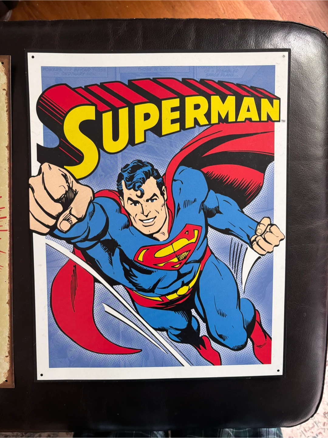 The Incredible Hulk and Superman Metal Signs - photo 3
