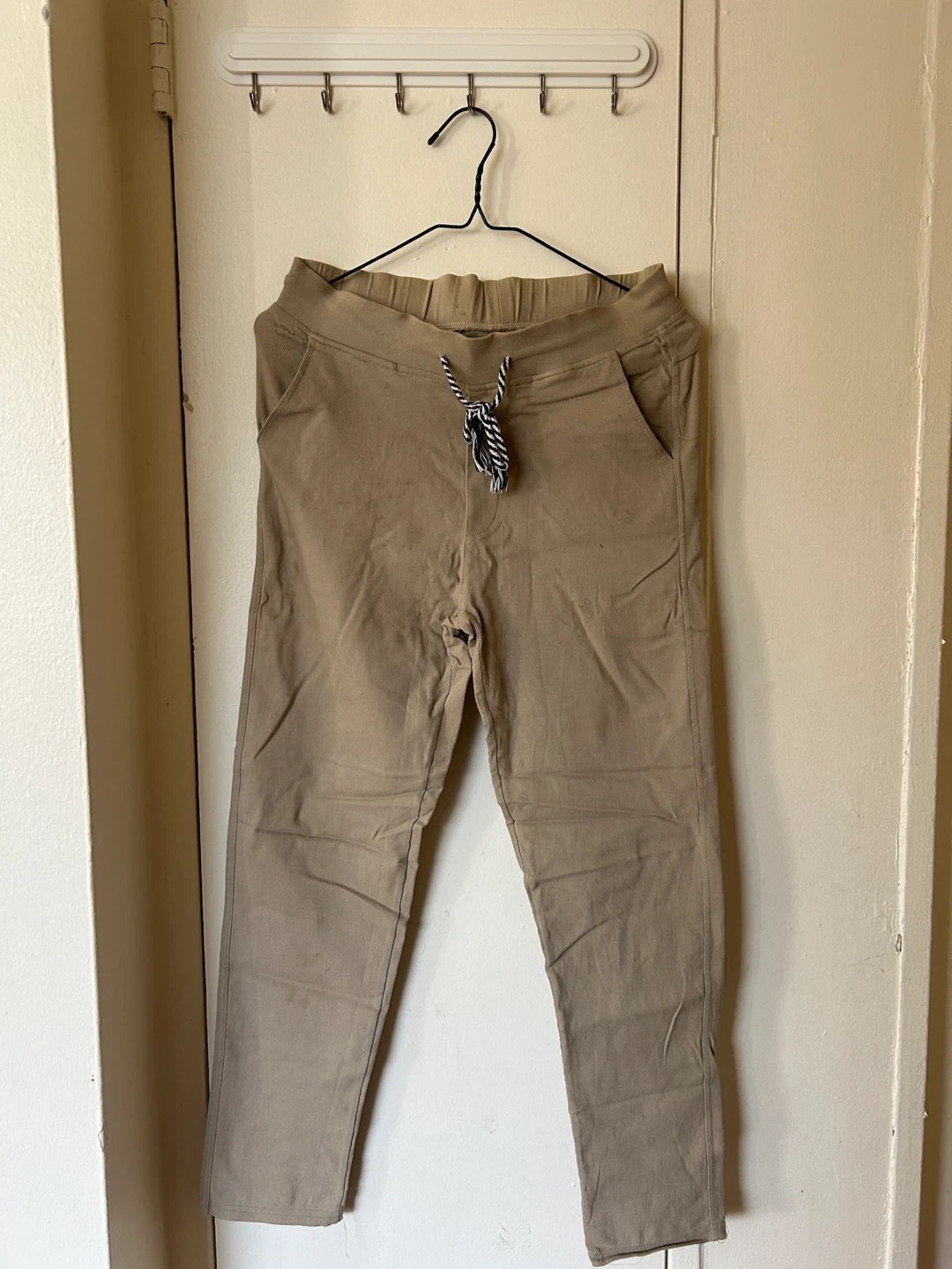 NATA Women's Khaki Jogger Pants - Size M