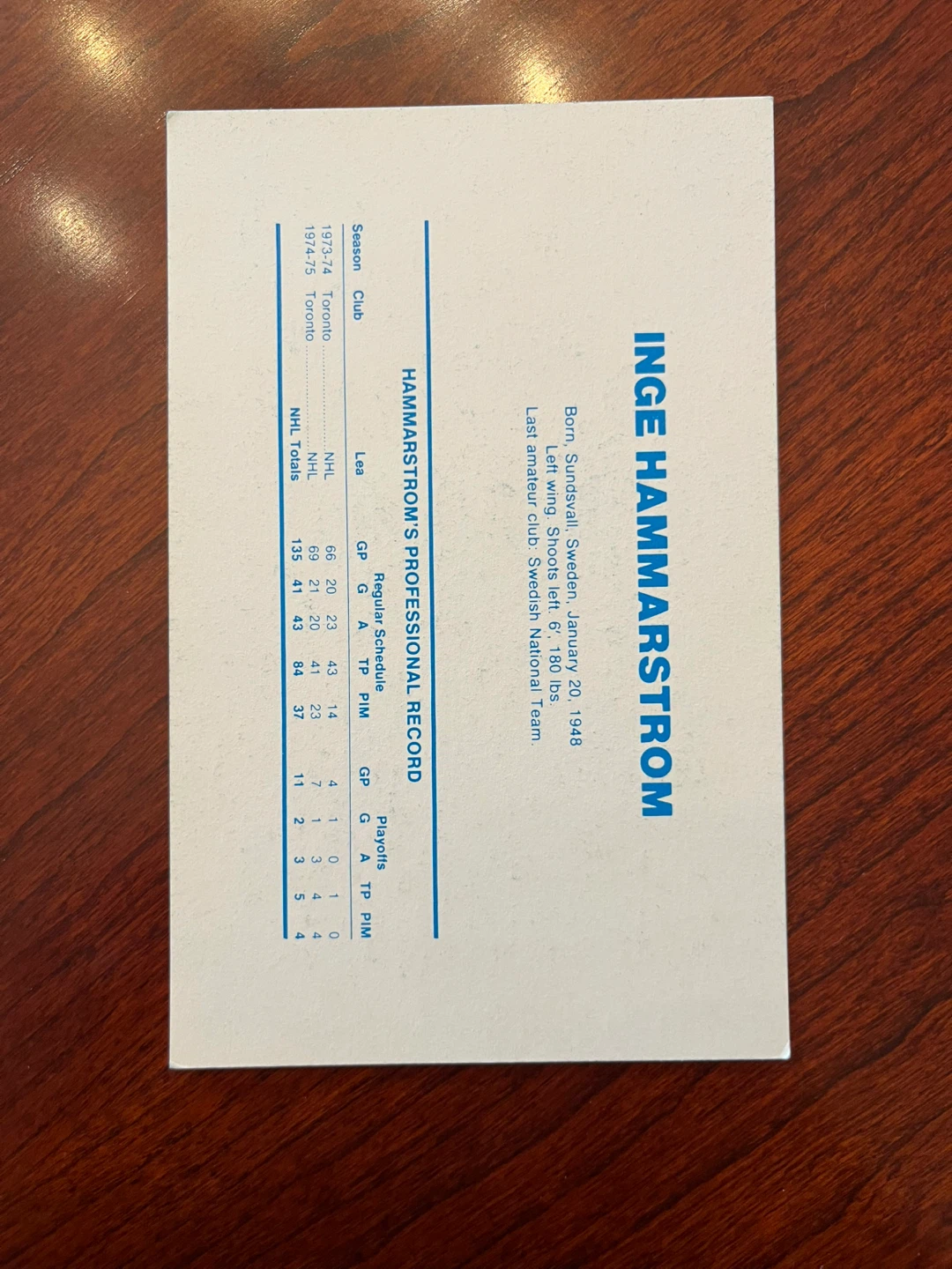 Inge Hammarstrom Postcard Photo - photo 2