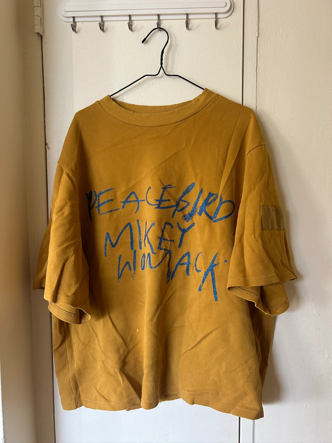 Peacebird Mikey WiMack T-Shirt - Mustard Yellow - Size M
