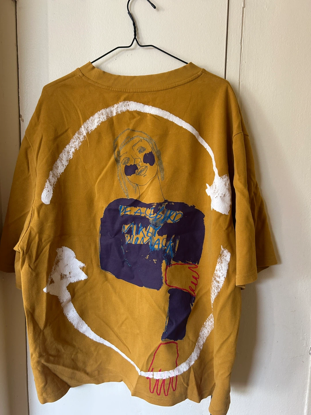 Peacebird Mikey WiMack T-Shirt - Mustard Yellow - Size M - photo 2