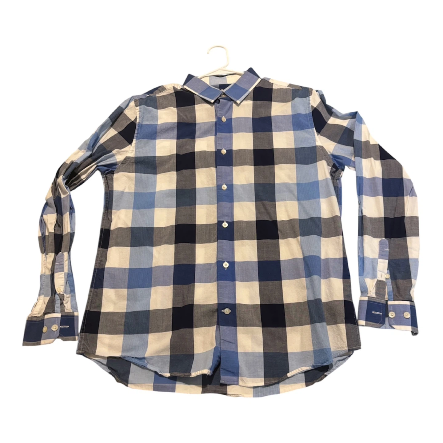 Express Men's Plaid Button-Up Shirt