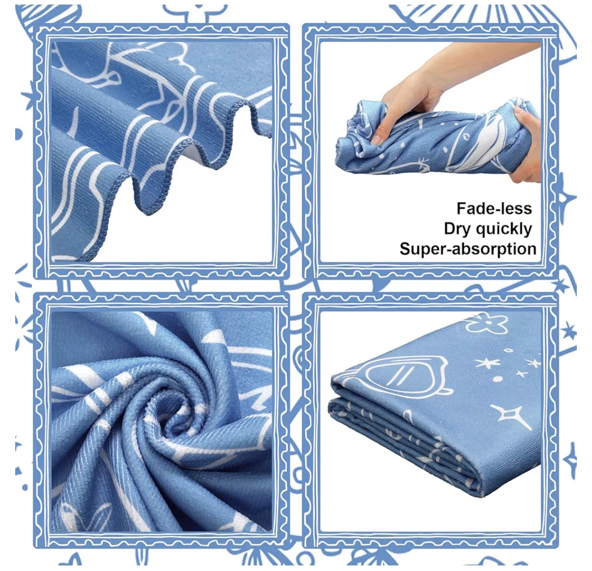 Bridal/Bachelorette 6pcs Beach Towel Set - photo 2