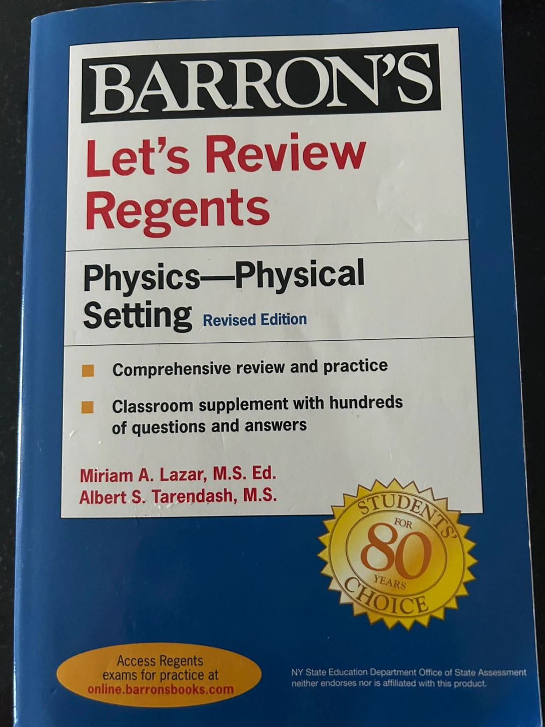 Physics - Physical Setting Revised Edition