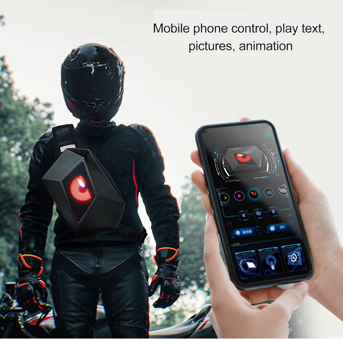 Motorcycle LED Display Bag - photo 2