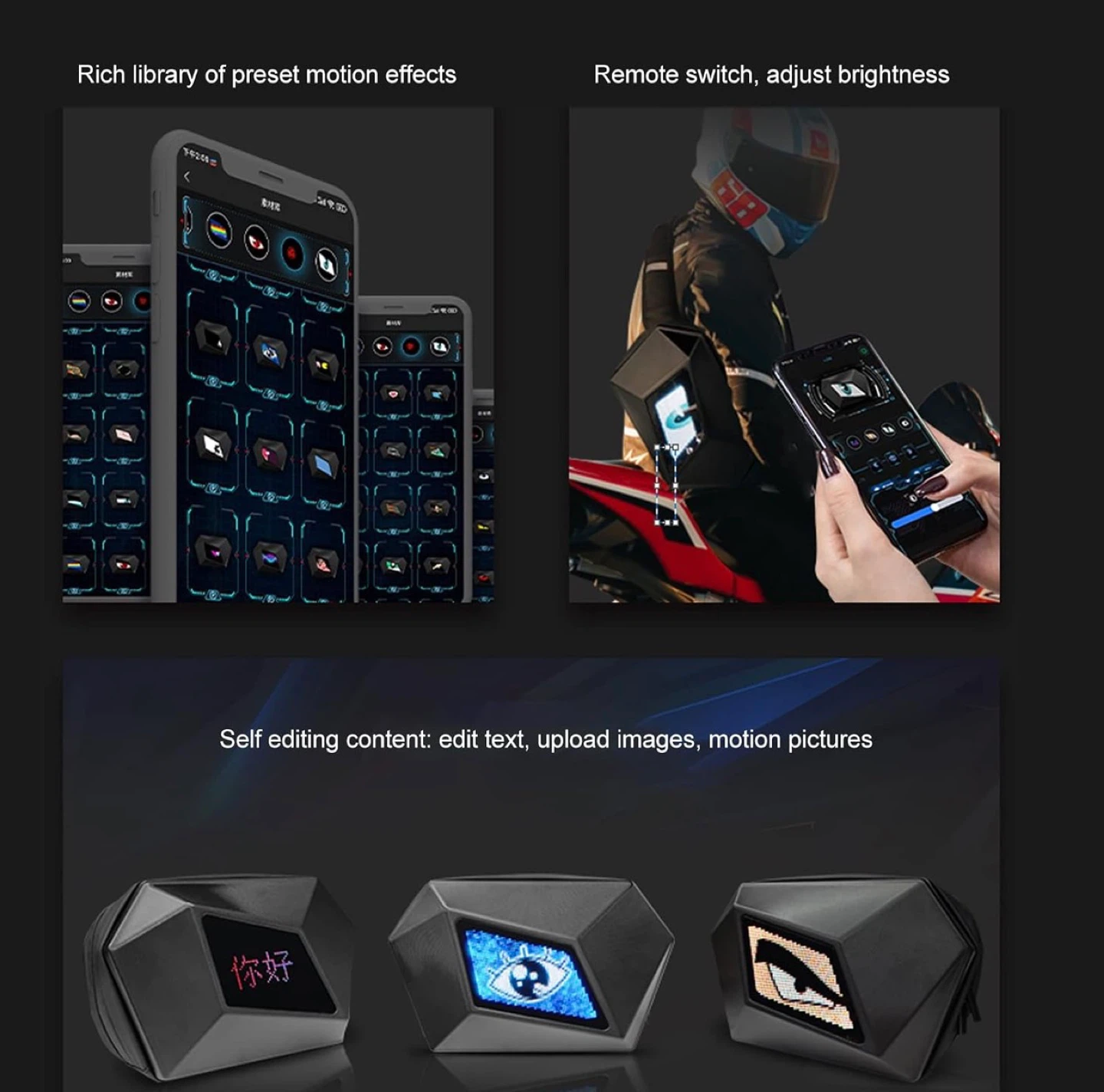 Motorcycle LED Display Bag - photo 5
