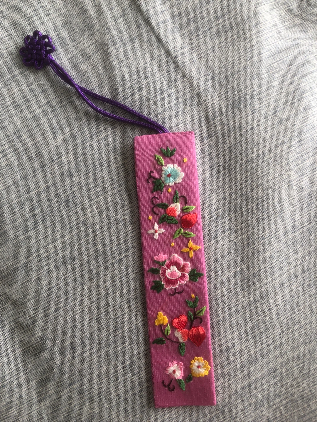 Embroidered Bookmark