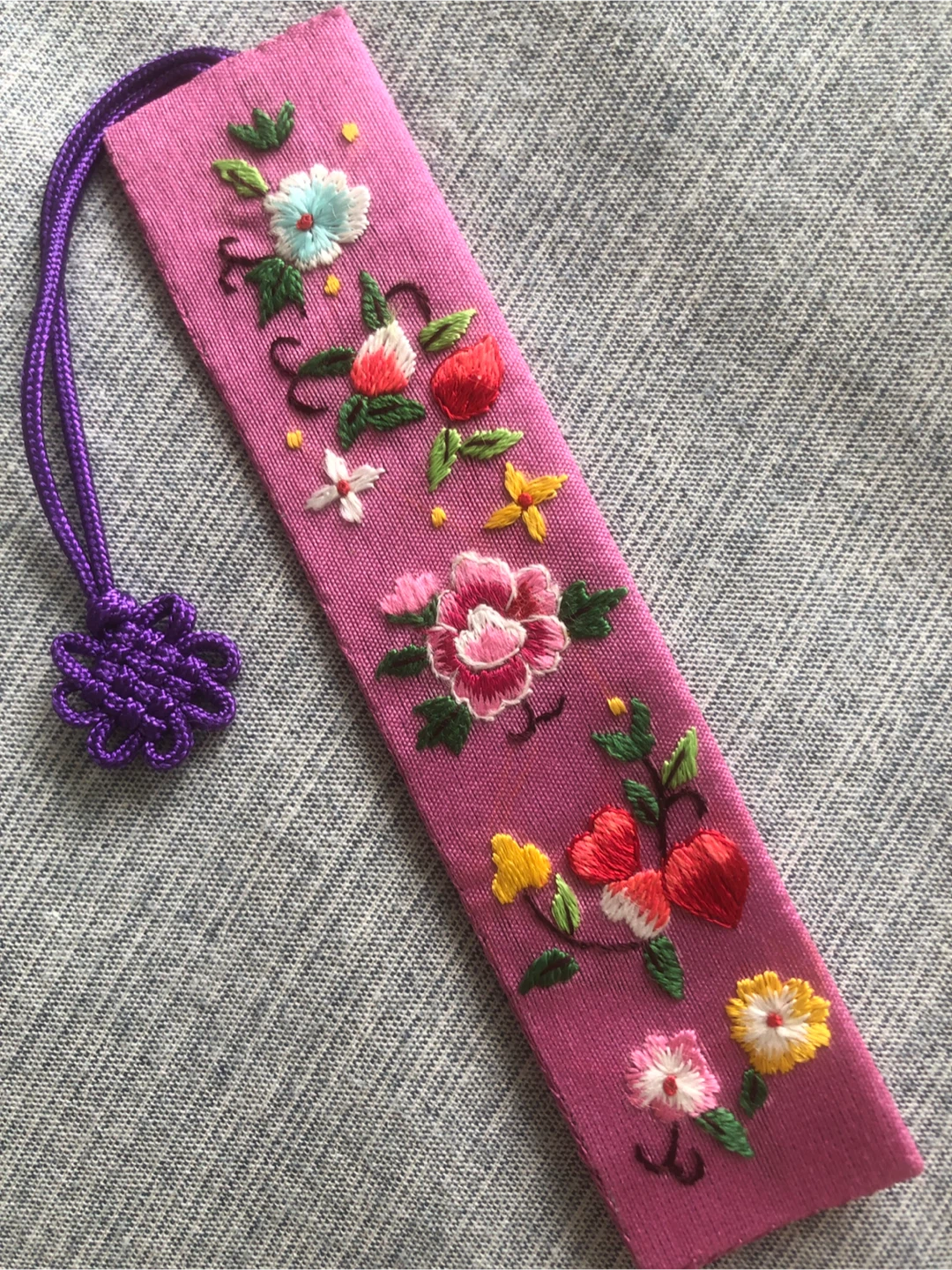 Embroidered Bookmark - photo 2