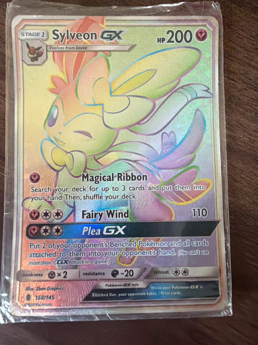 Sylveon GX Pokemon Card