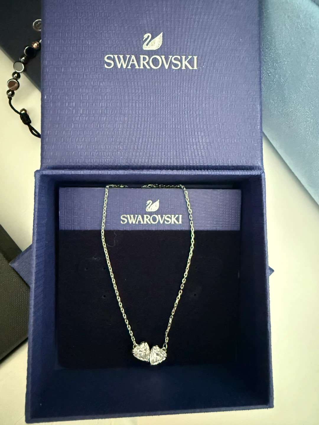 Swarovski Double Heart Necklace