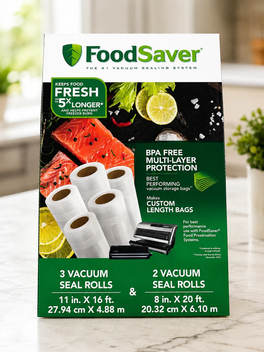 Vacuum Pack Bags 5pk - FOODSAVER
