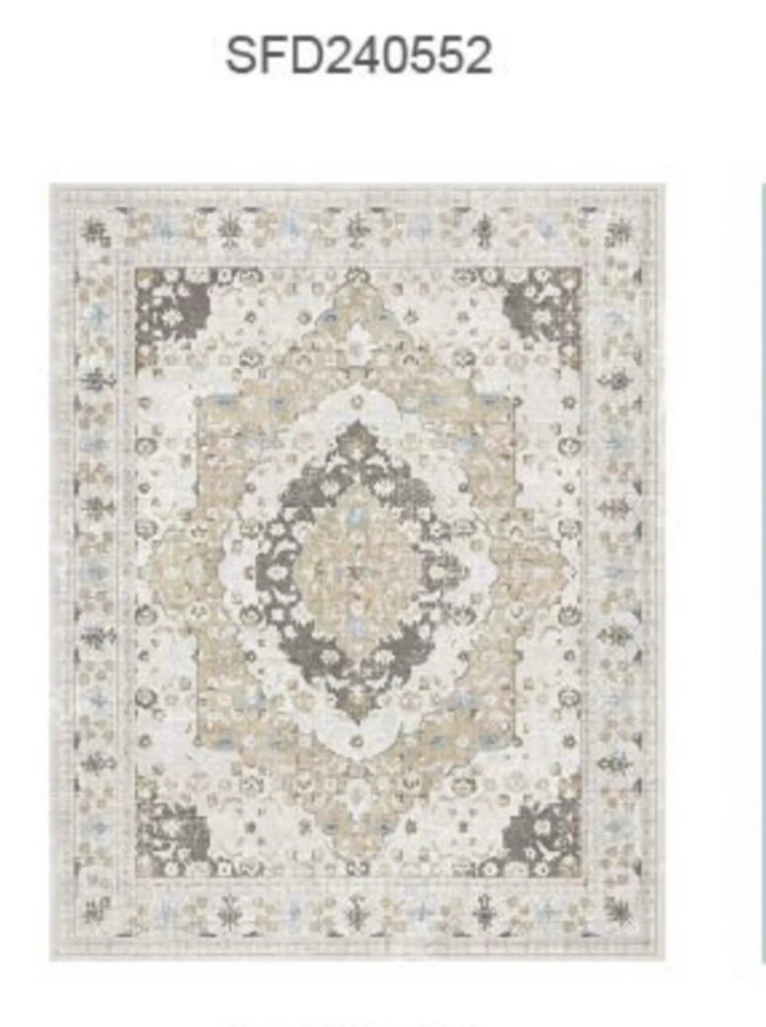 6*8Area Rug with Traditional Design - photo 3