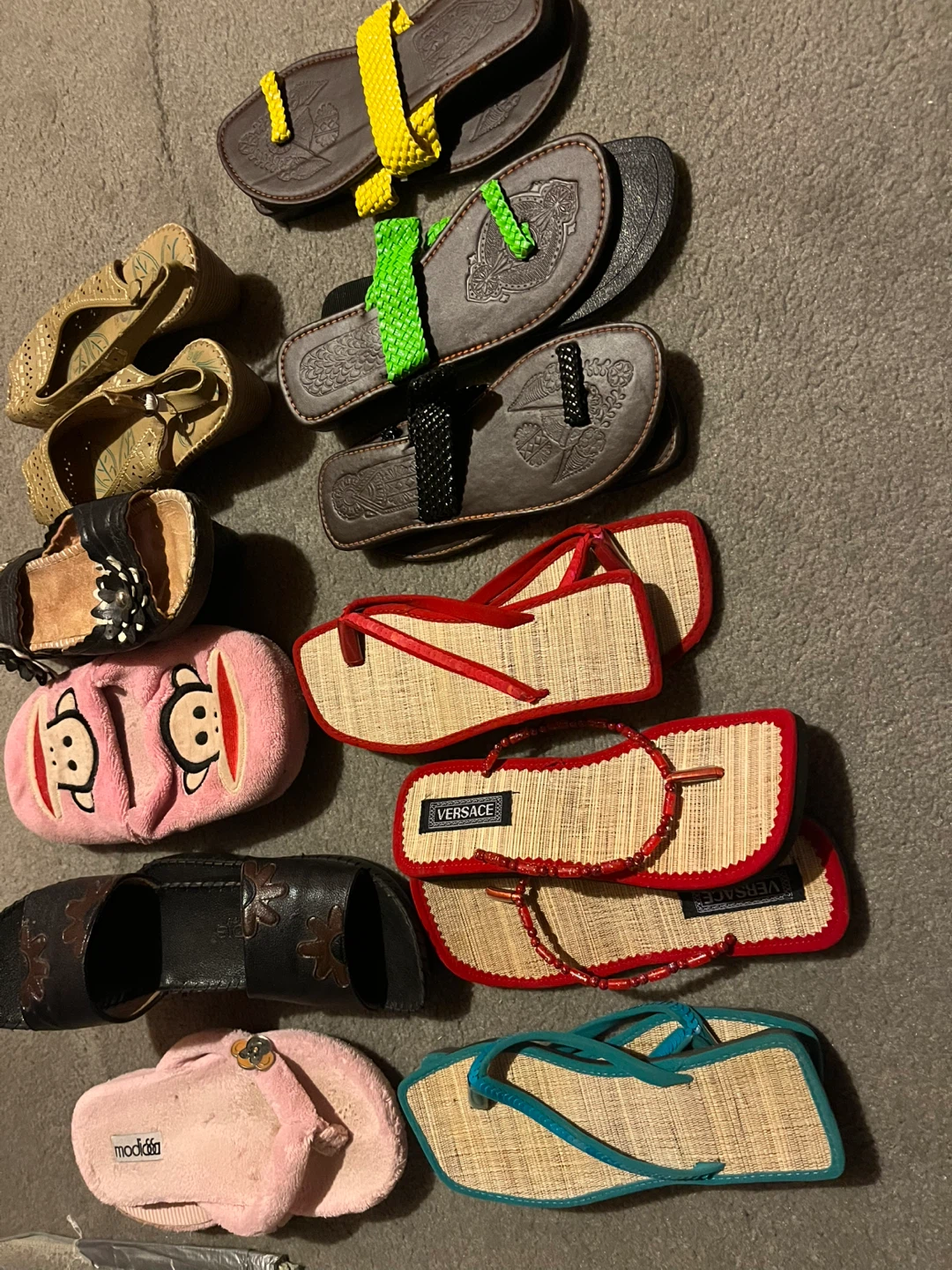 Assorted footwear