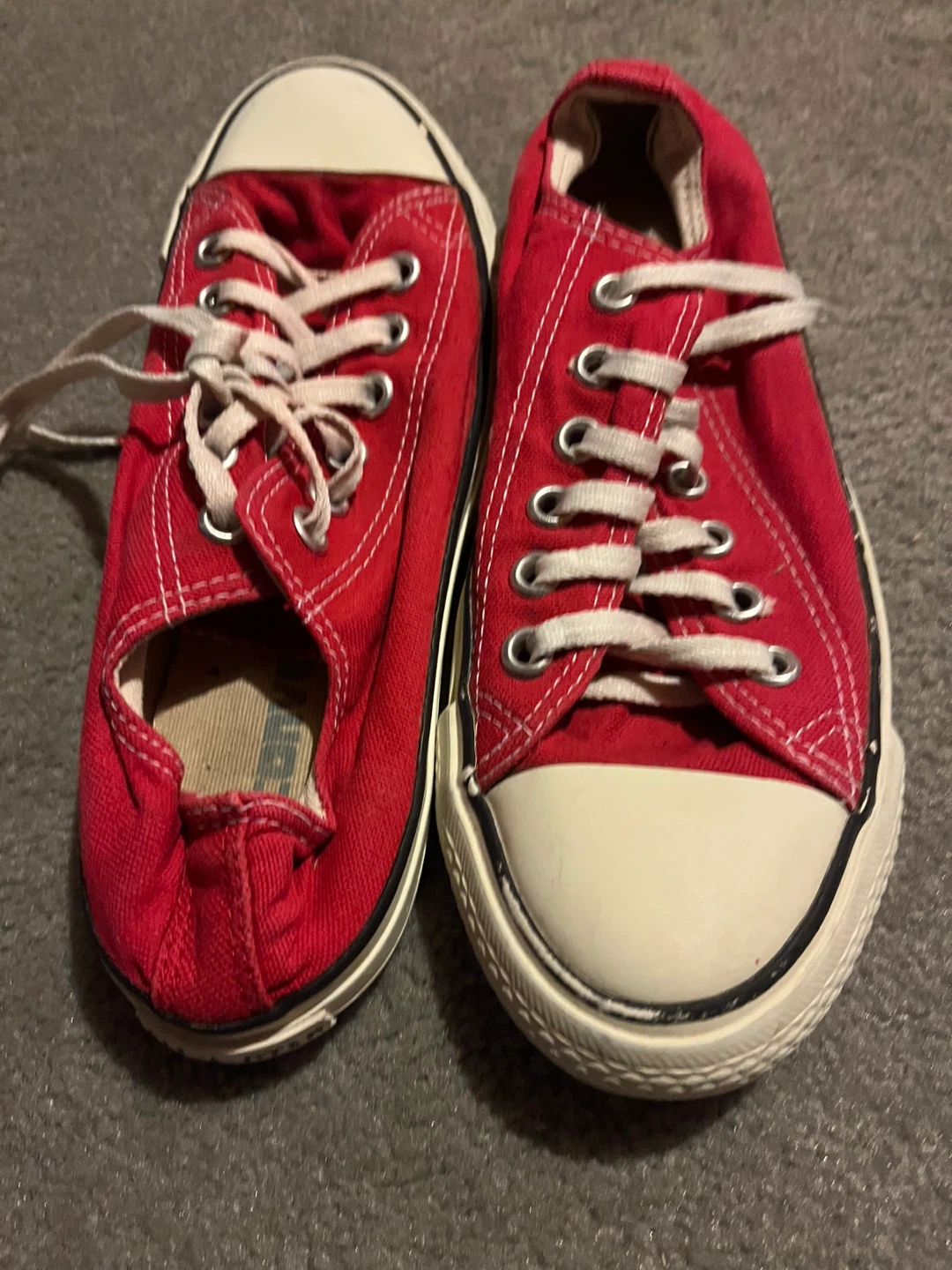 Red Converse All Star Sneakers