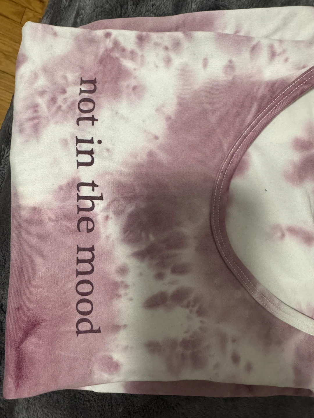 Tie-Dye "Not in the Mood" T-Shirt