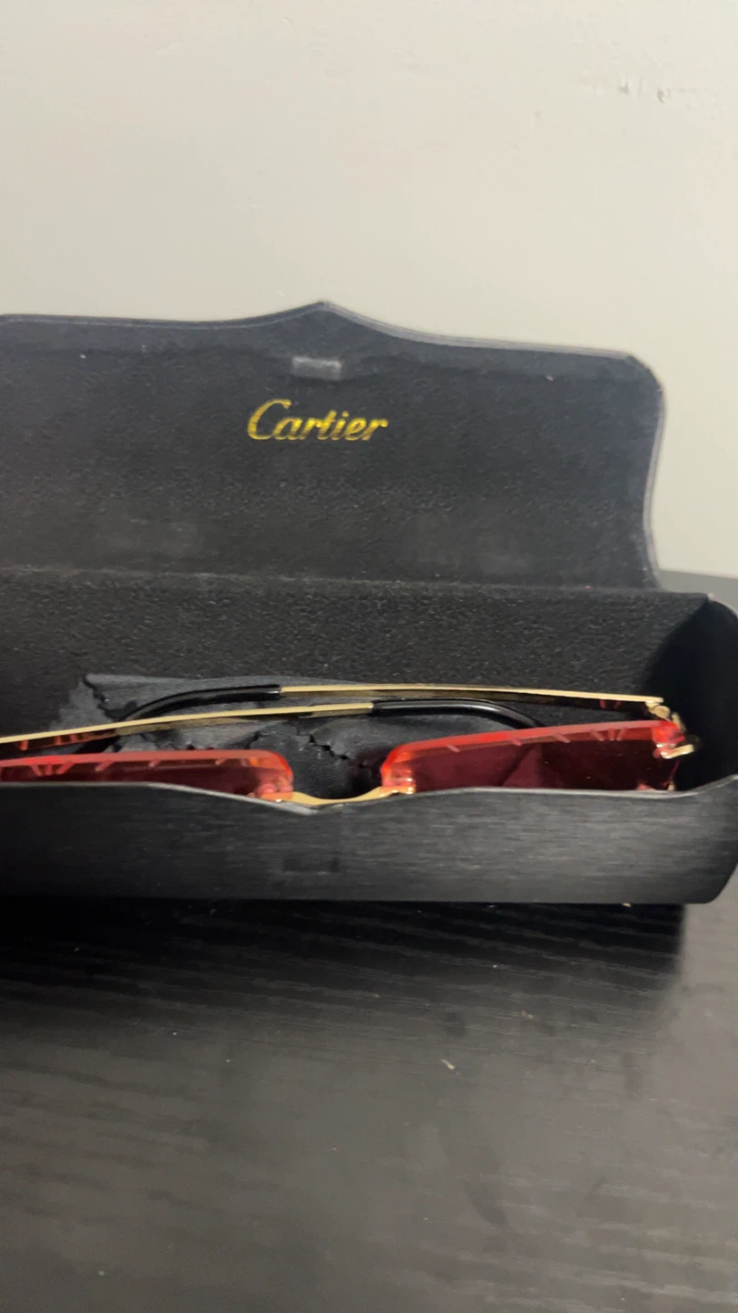Cartier Sunglasses with Case - photo 4