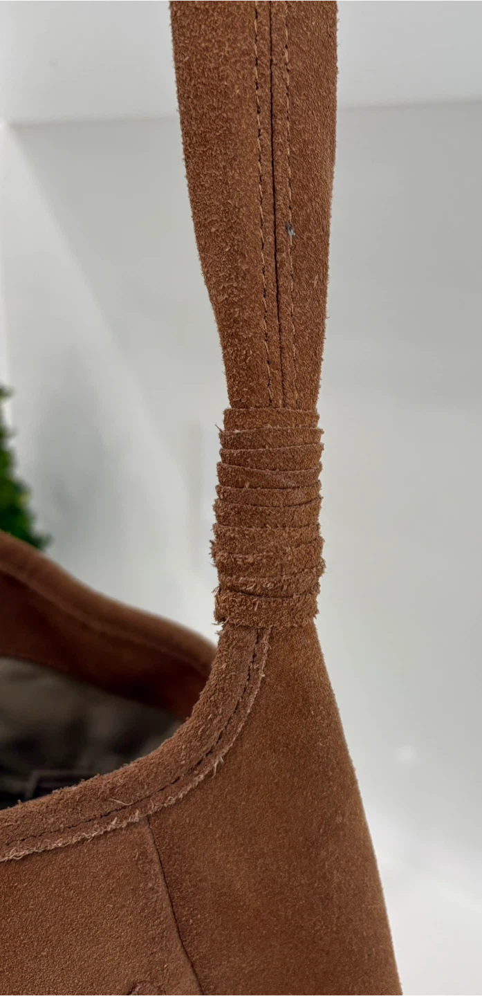 Margot Genuine Suede Fringe Hobo Shoulder Bag - photo 4