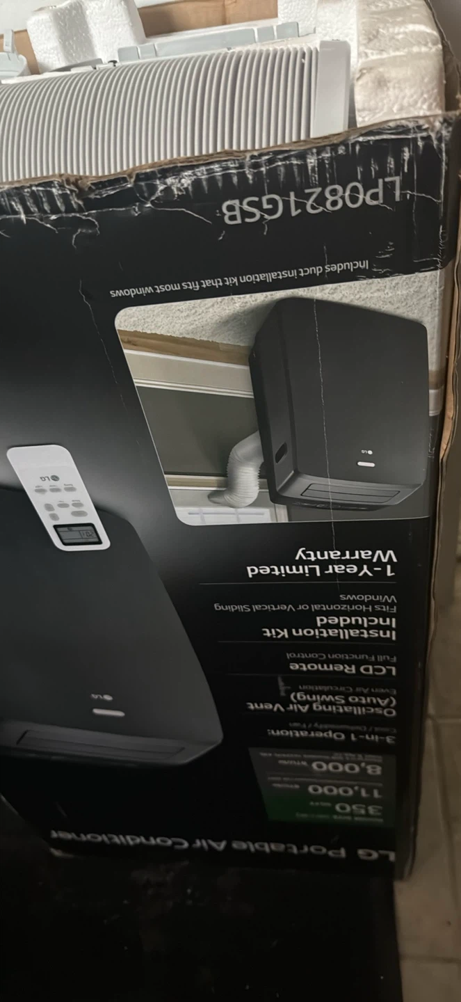 LG LP0821GSB Portable Air Conditioner 8,000 BTU - photo 2