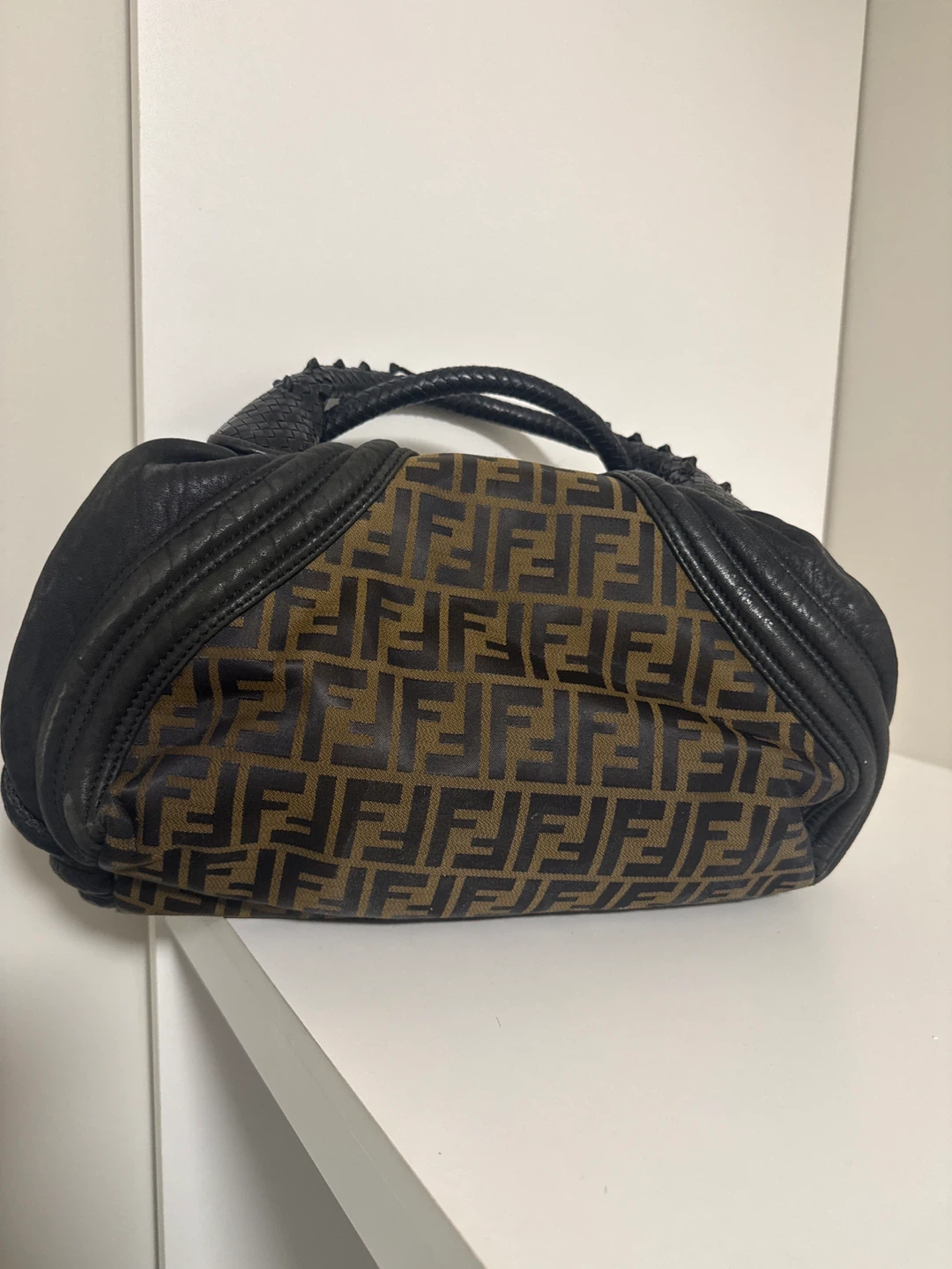 Fendi Zucca Canvas & Leather Handbag - photo 3