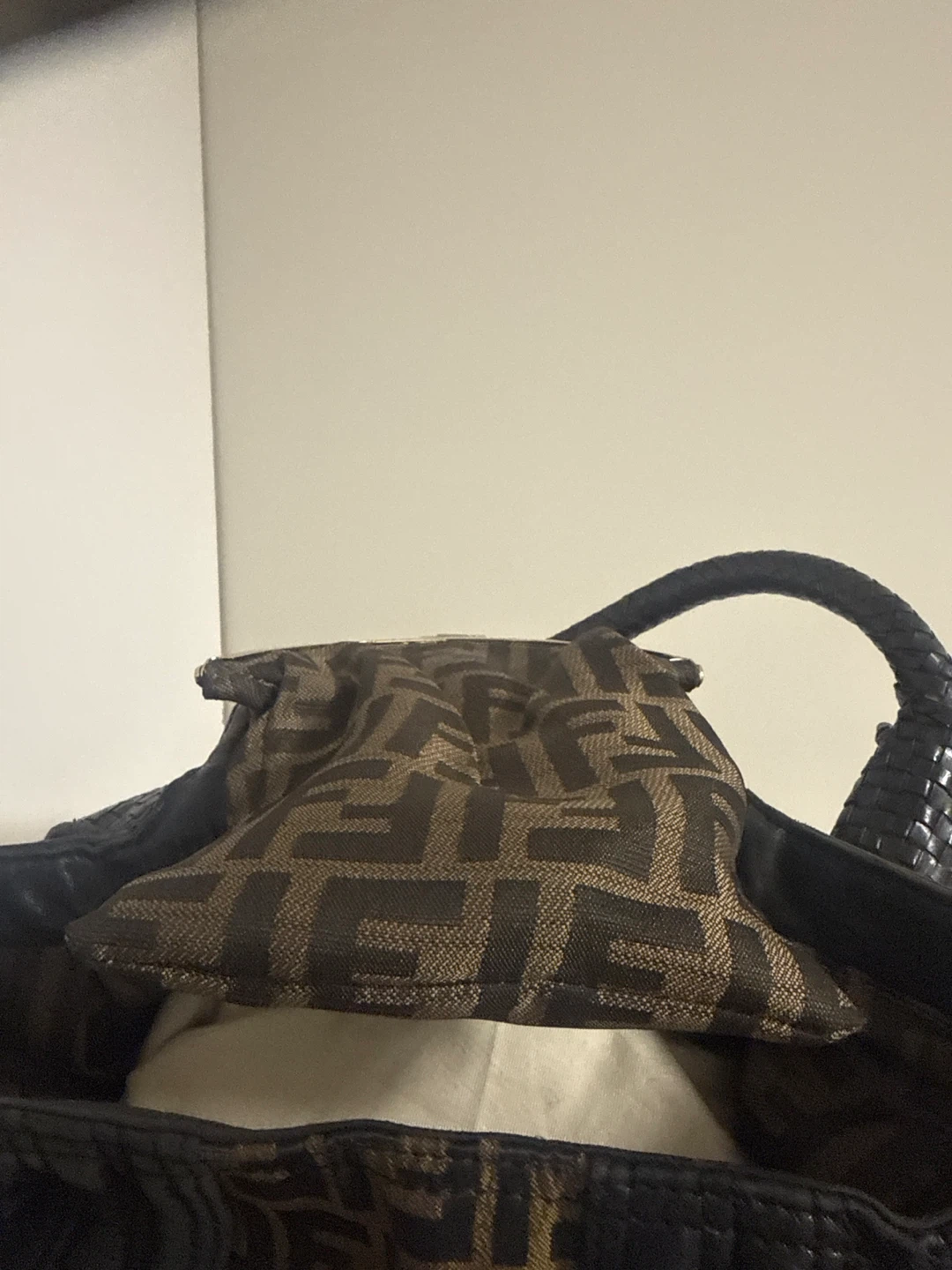 Fendi Zucca Canvas & Leather Handbag - photo 4