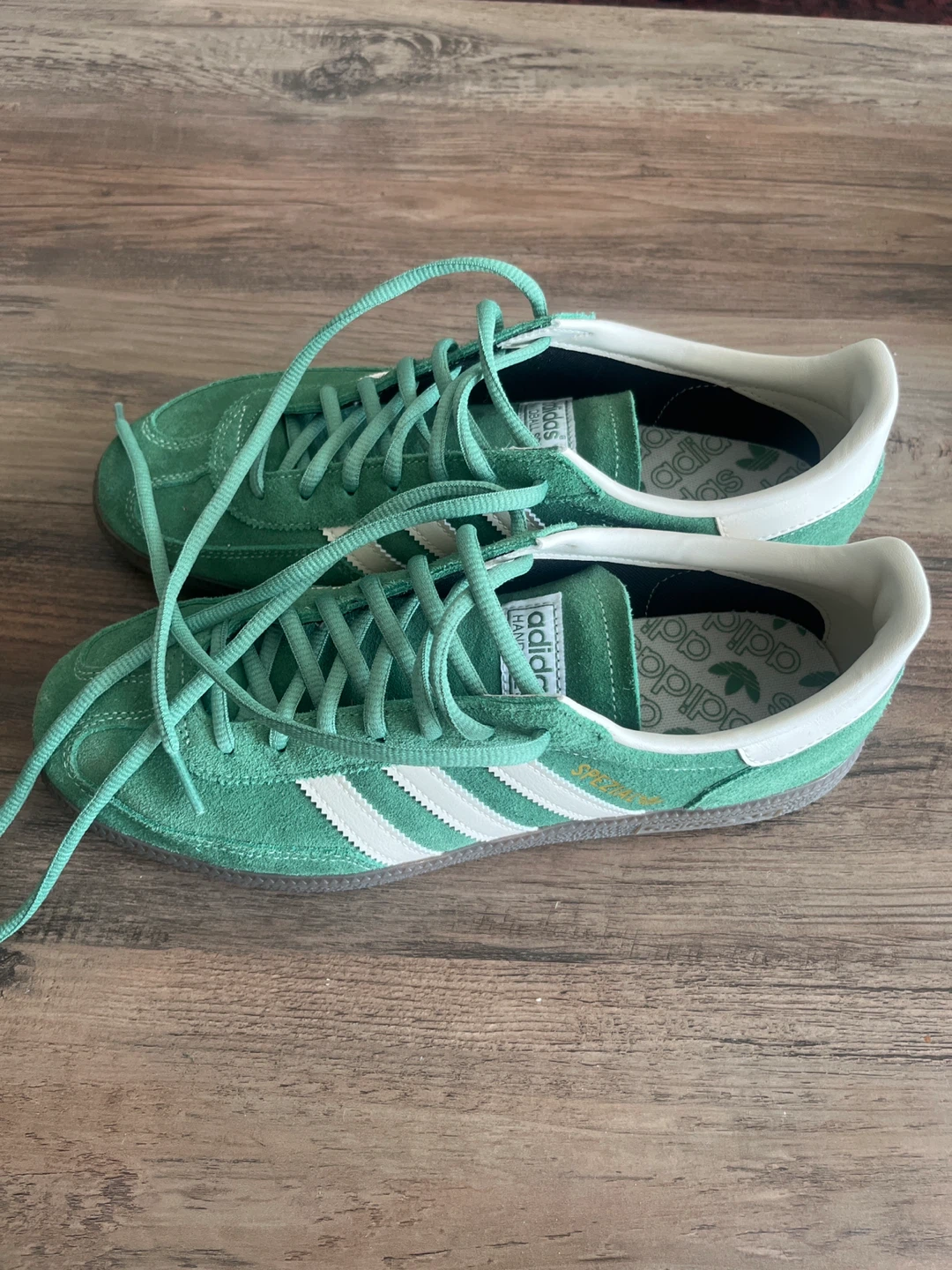 Adidas Handball Spezial Green Suede Sneakers - photo 3
