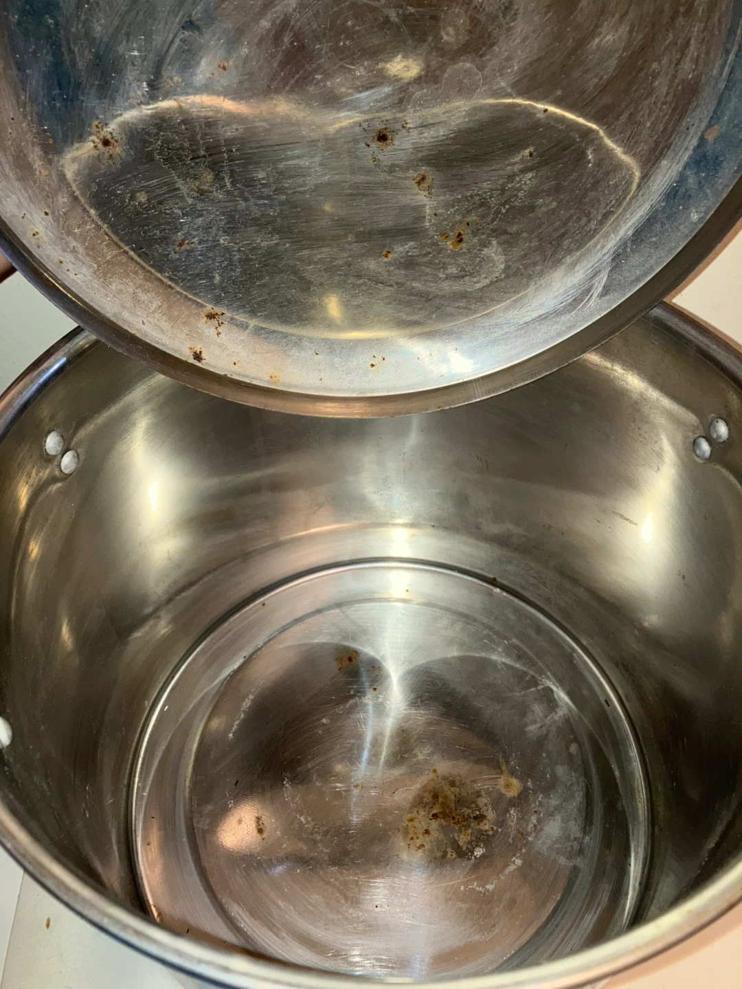 Large Stainless Steel Stock Pot with Lid-11.5” - photo 3