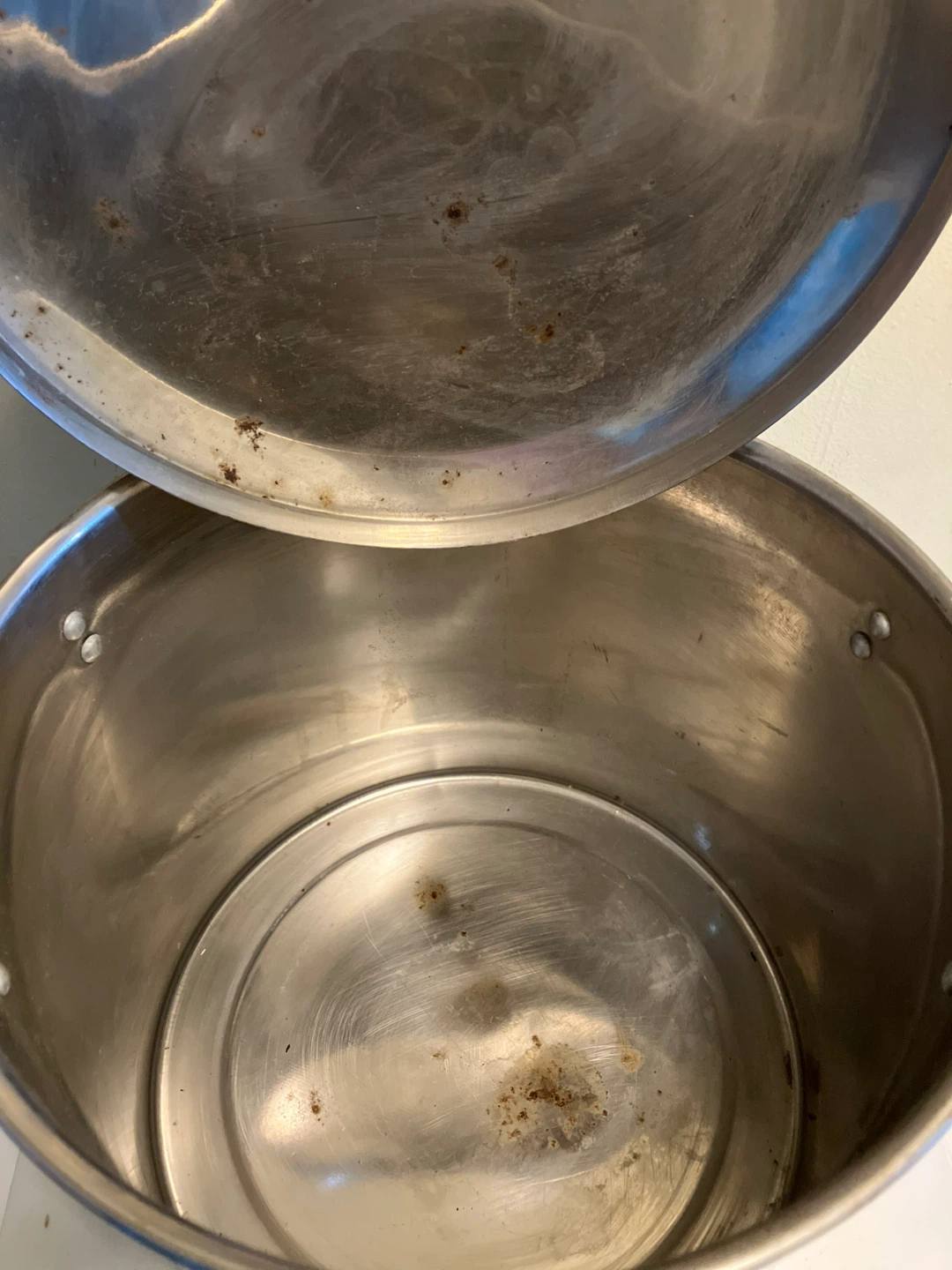 Large Stainless Steel Stock Pot with Lid-11.5” - photo 4