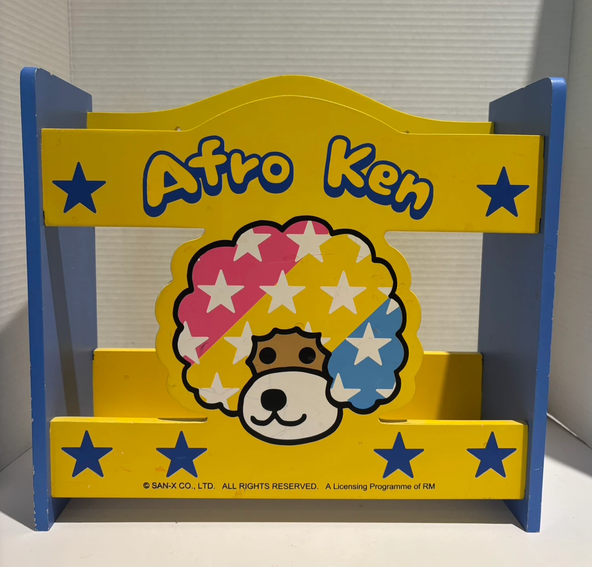 Afro Ken San-X Wooden Organizer Shelf