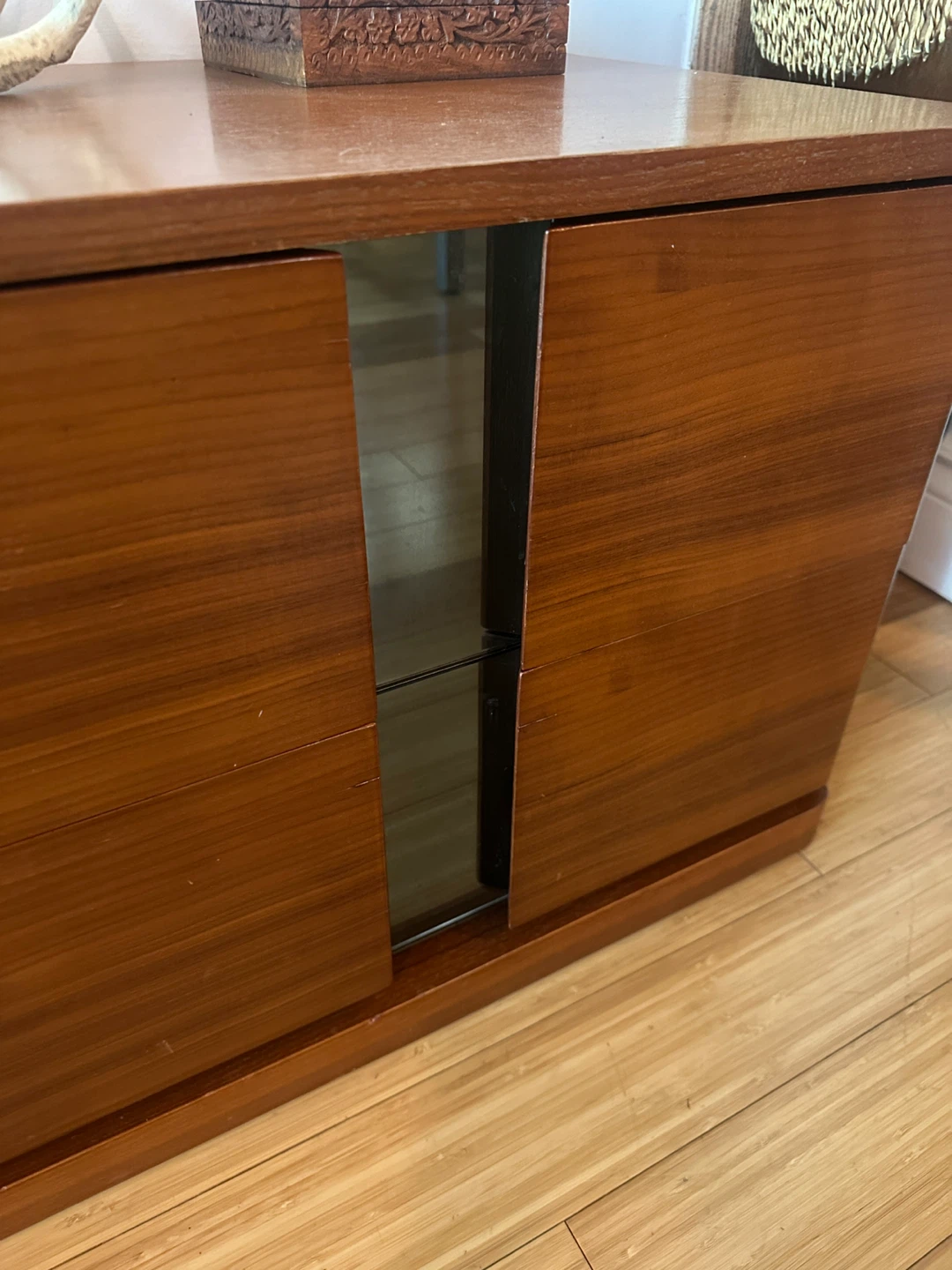 2 MOBILIA TEAK NIGHT STAND TABLES MID CENTURY MODERN STYLE - photo 5