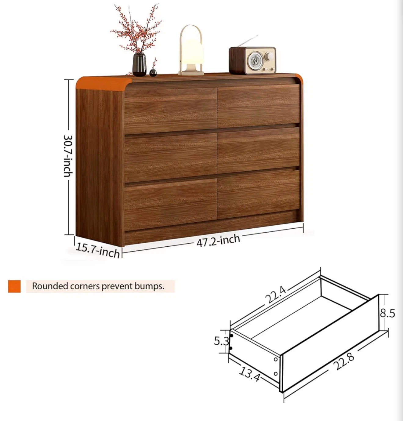 Brand New Dresser With 6 Drawers - photo 3
