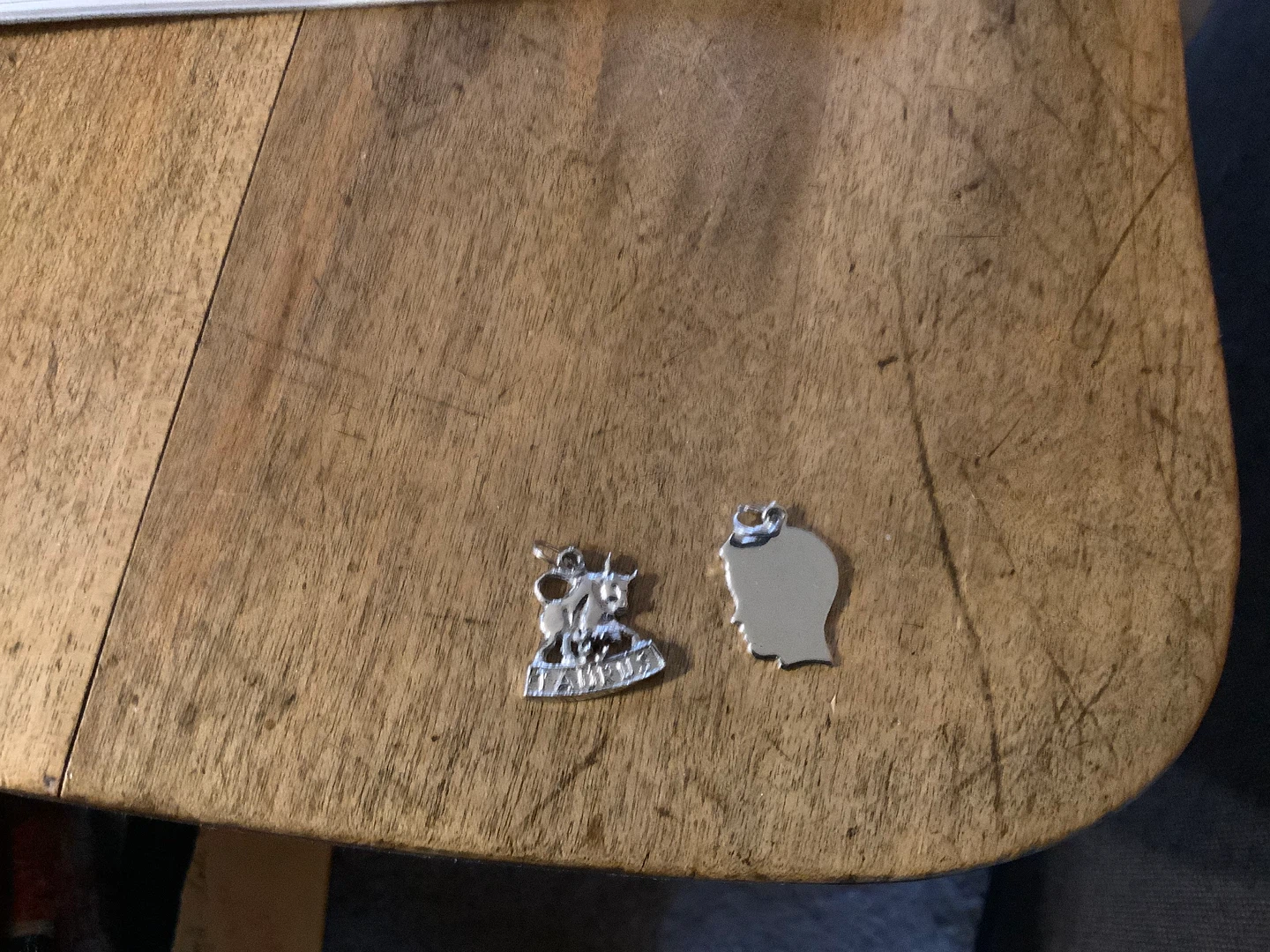 Two Vintage Sterling Silver Charms 🐞