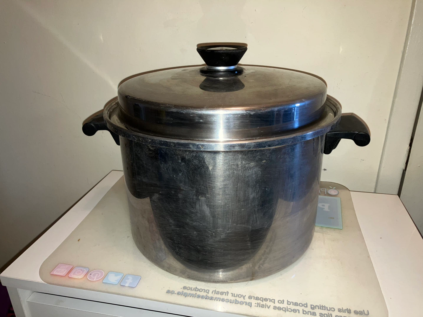 Queen Stainless Steel Stock Pot with Lid-27 cm diameter - photo 2