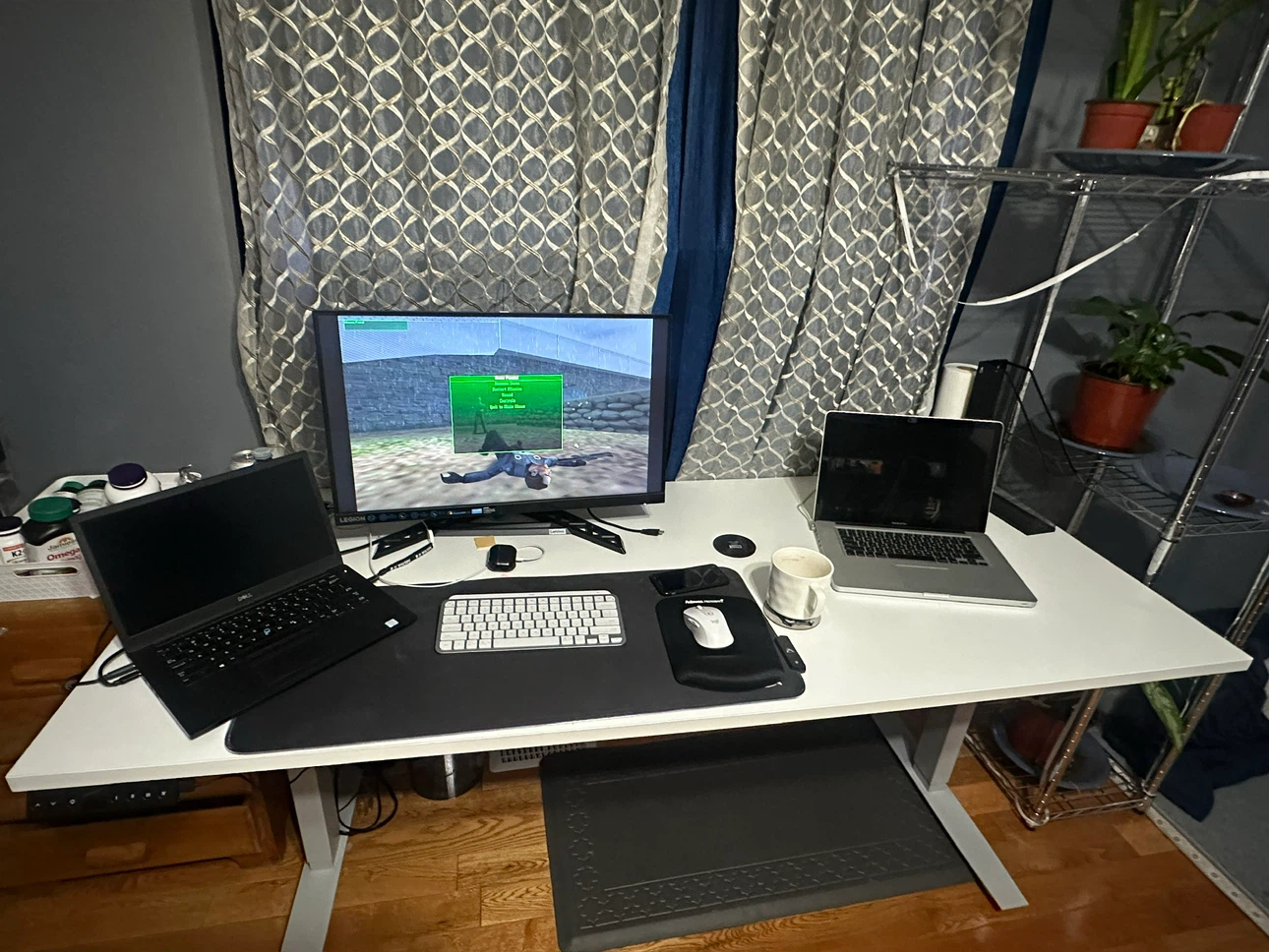 Uline 72x30 Electric Adjustable Height Sit-Stand Desk - photo 2
