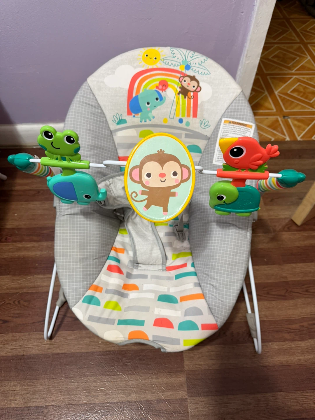 Baby Bouncer Seat with Toy Bar