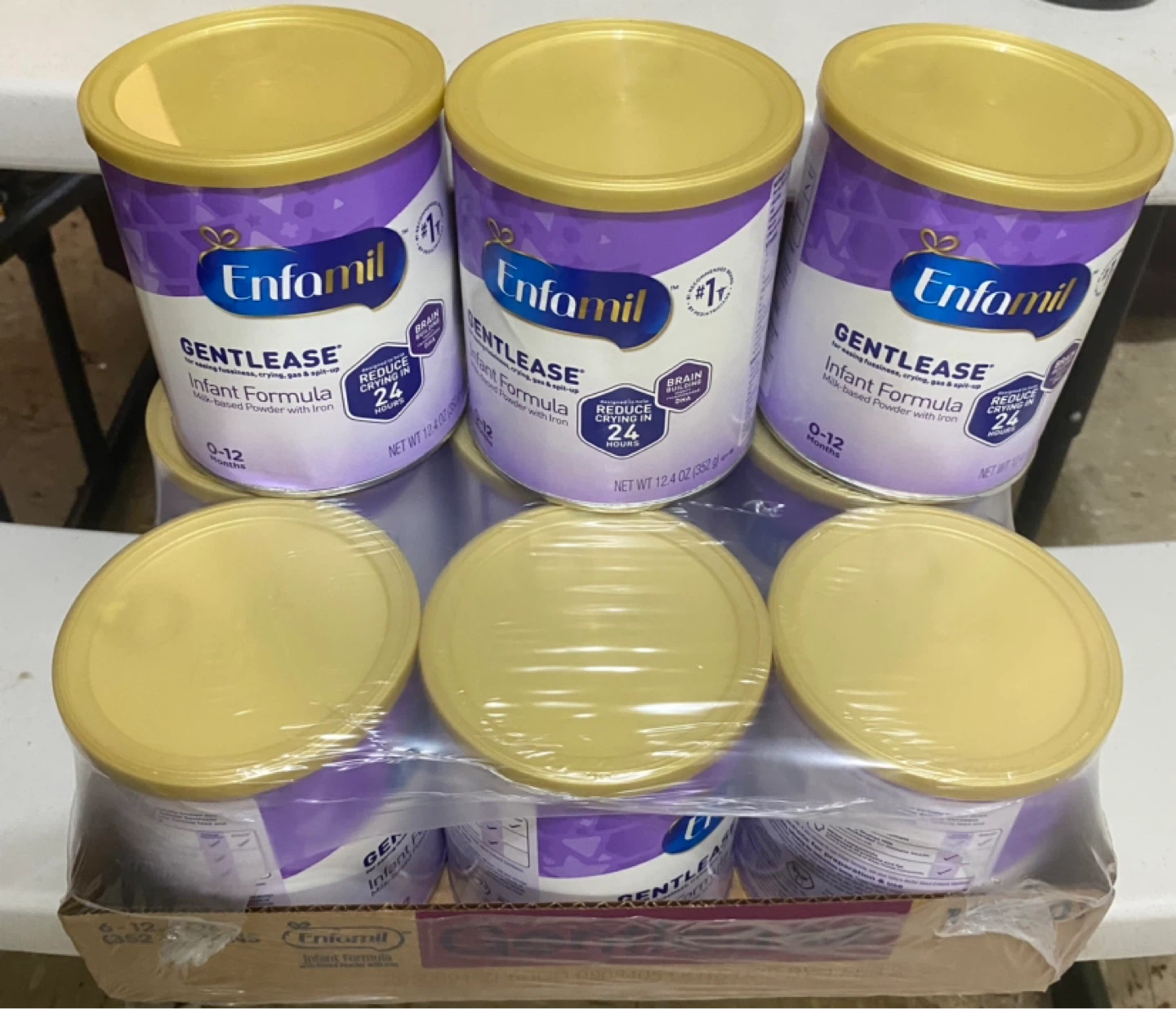 Enfamil Gentlease Infant Formula -  9 cans