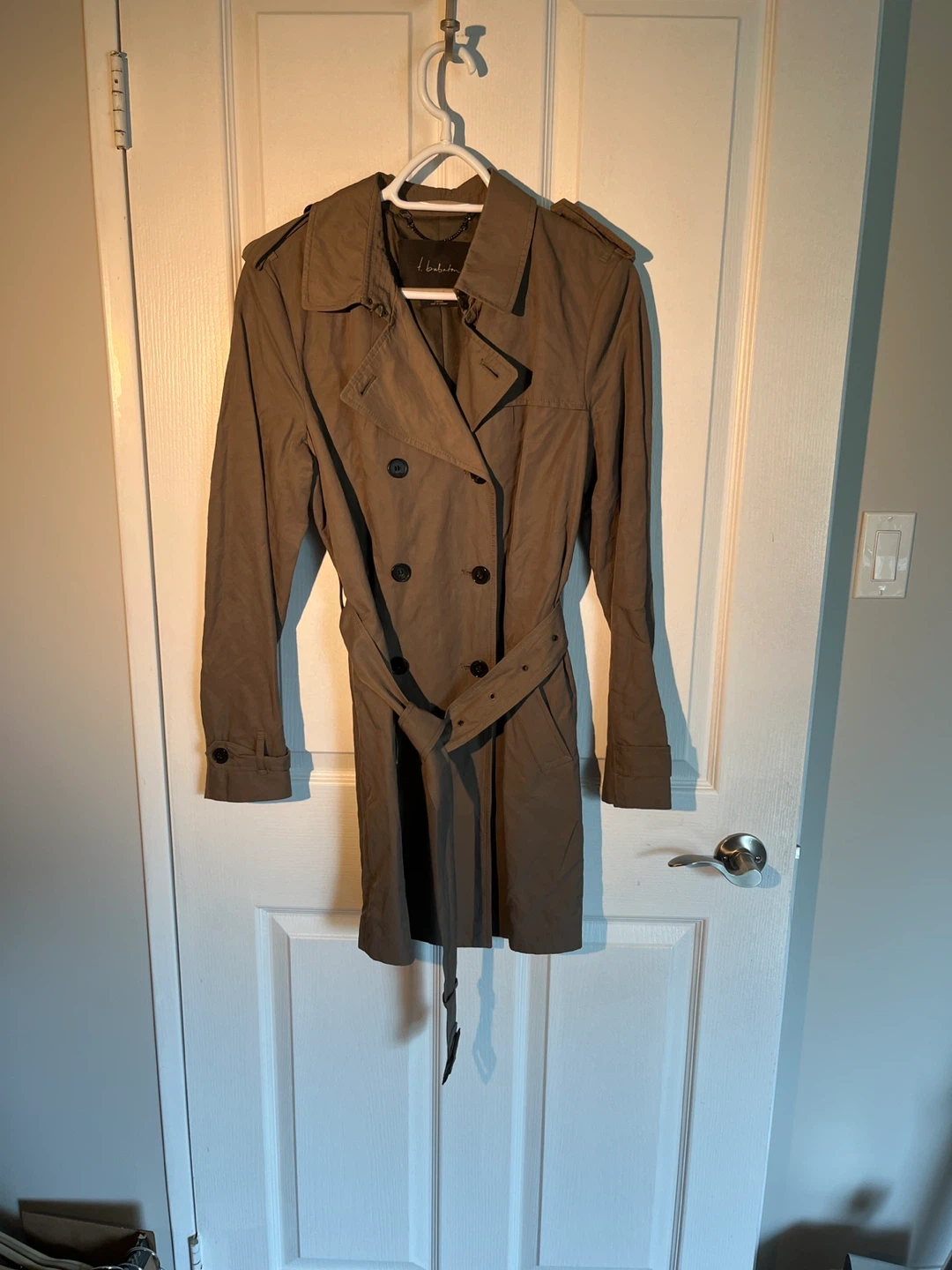 Talula Babaton Double Breasted Trench Coat - Khaki