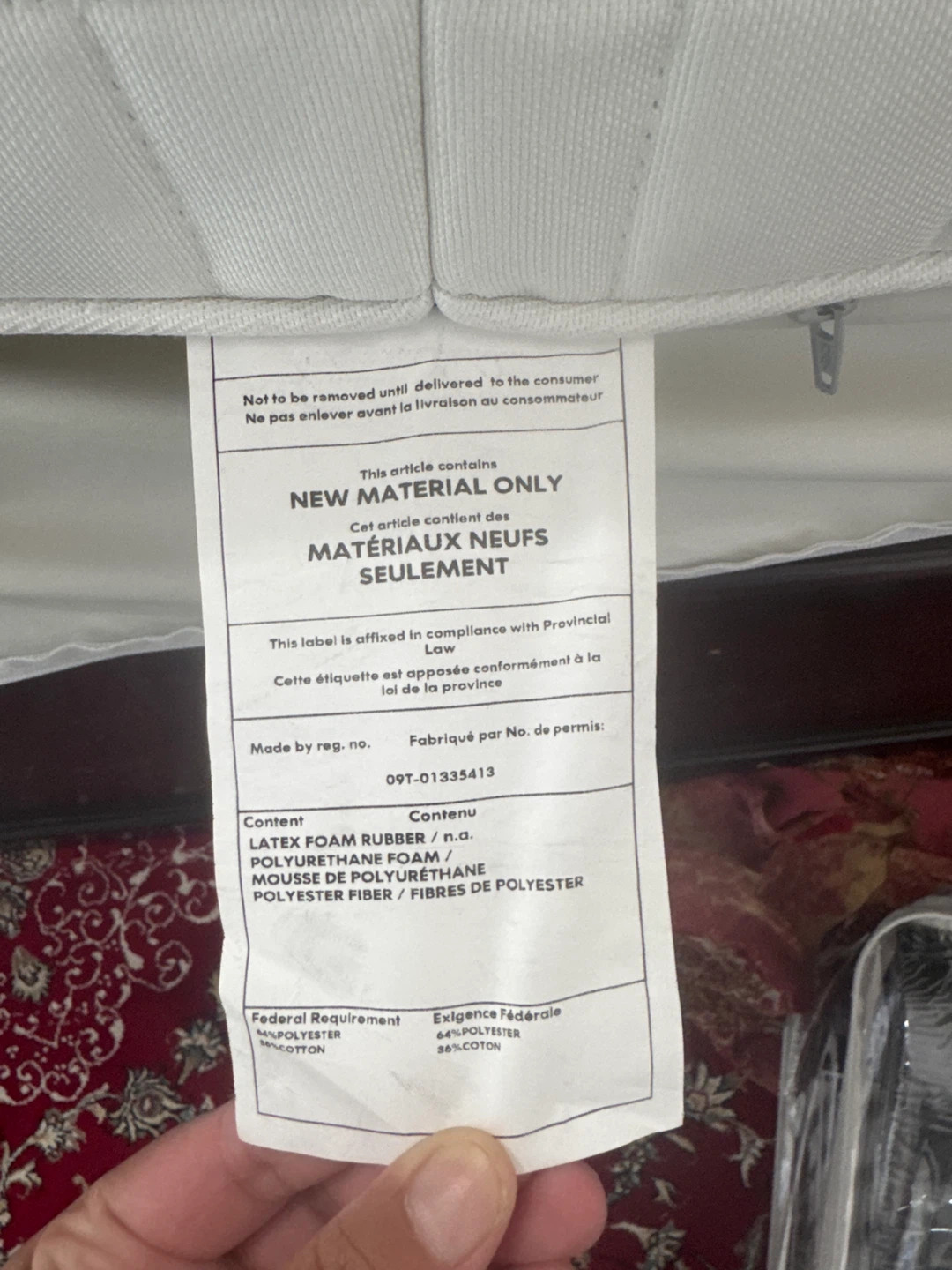 White Mattress Topper - photo 3