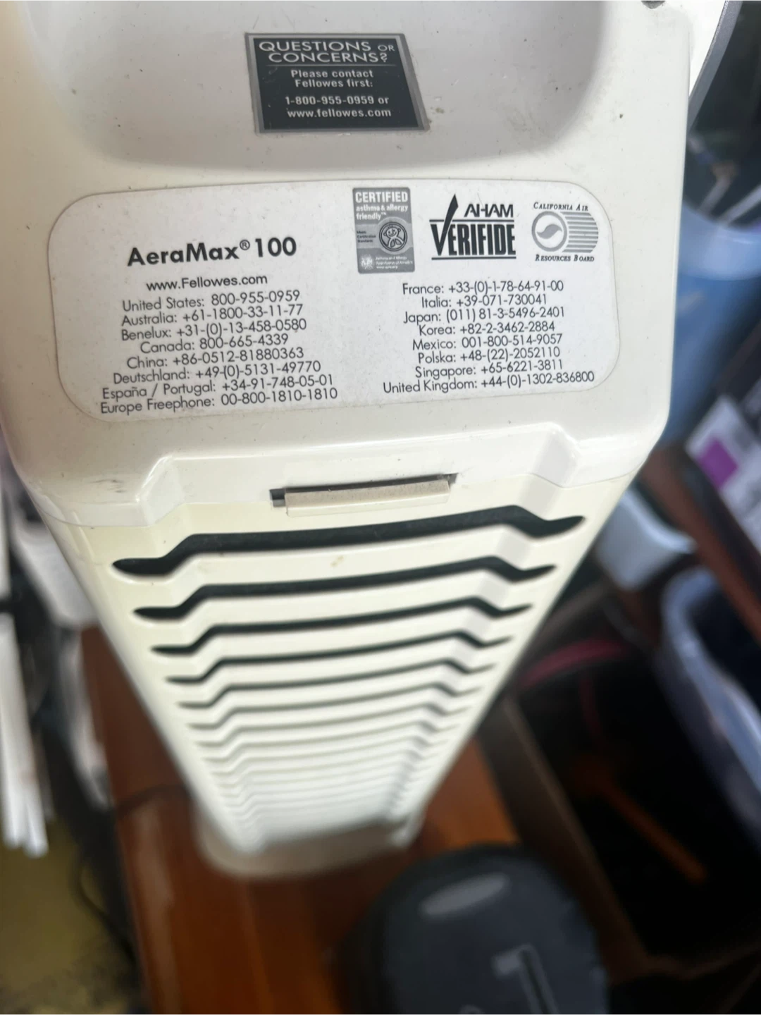 Fellowes AeraMax 100 Air Purifier - photo 4