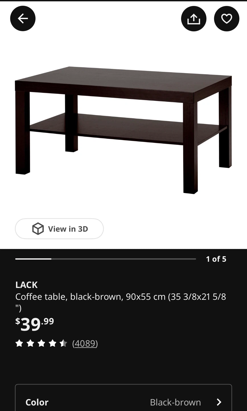 Ikea Lack Coffee Table - photo 3